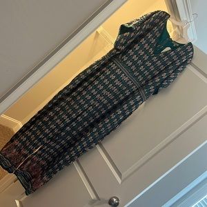 Teal romper w/pattern: new with tags